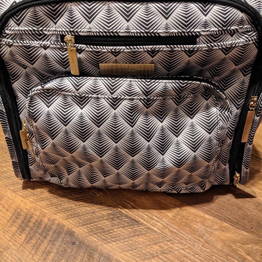 Ju-Ju-Be Diaper Bag and pacifier holder